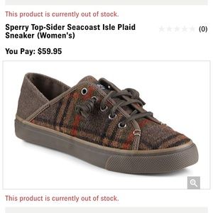Sperry Top Sider Seacoast Isle Plaid Sneaker